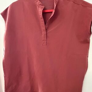 Figs Maroon Jogger Set